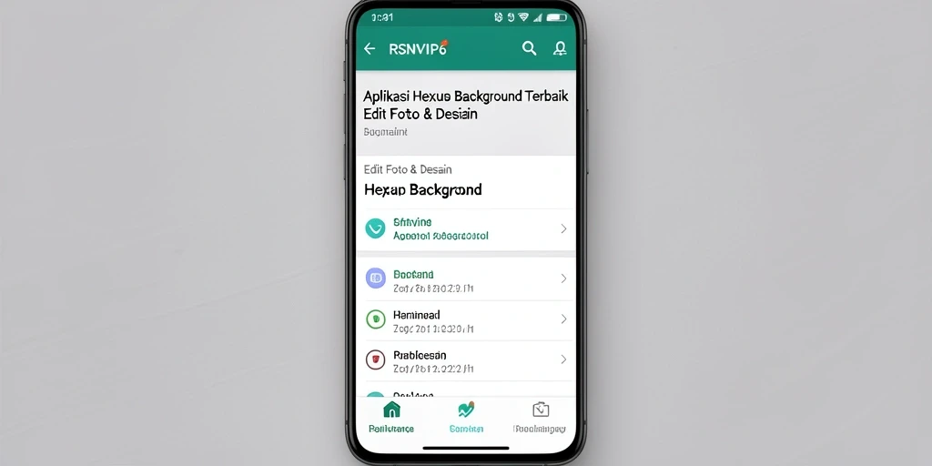 Tampilan antarmuka aplikasi RSNVIP6 untuk penghapusan background.