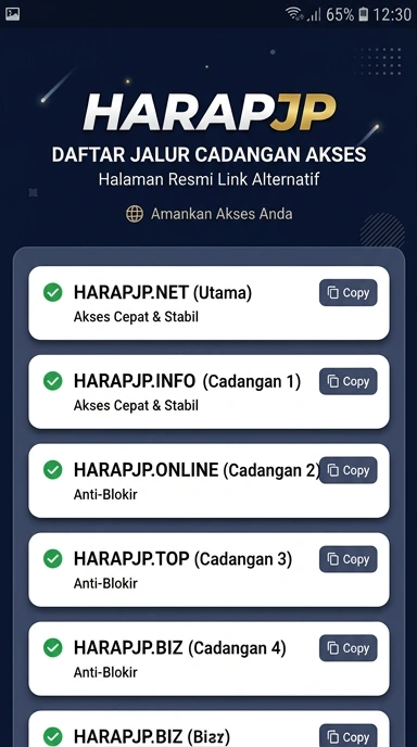 Akses Mudah Halaman Link Alternatif harapjp
